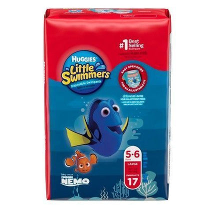 Huggies Little Swimmers Swim Diapers, Size 5-6, 17 Ct