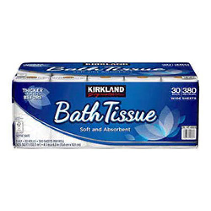 Kirkland Signature Bath Tissue 2-Ply 380 Sheets - 30 Rolls