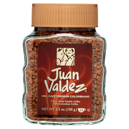 Juan Valdez 100% Colombian Classic Freeze-Dried Instant Coffee, 3.5 Oz