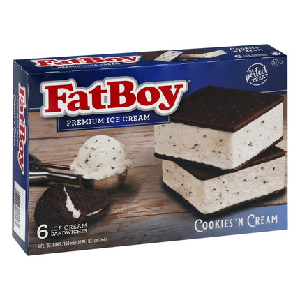 Fat Boy Cookies And Cream Ice Cream Sandwich 148Ml