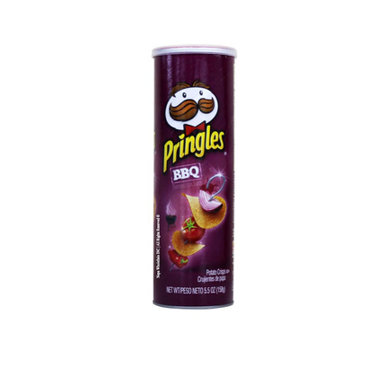 Pringles Bbq Flavor Potato Chips, 156G/5.5 Oz.