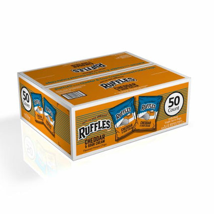 Ruffles Cheddar and  Sour Cream Potato Chips (1 Oz., 50 Ct.)