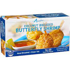 Aqua Star Coconut Breaded Butterfly Shrimp, Clean Tail, 16-20-count, 2.5 lbs