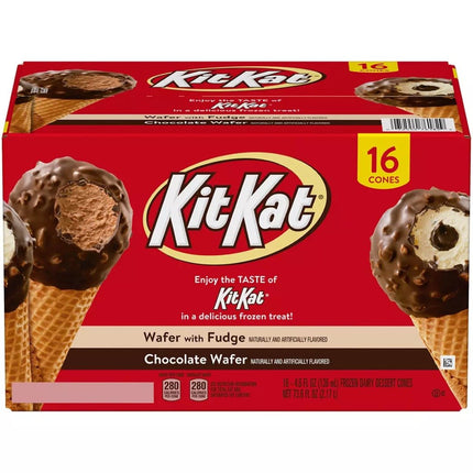 Kit Kat Wafer With Fudge Chocolate Wafer 136Ml 16Und