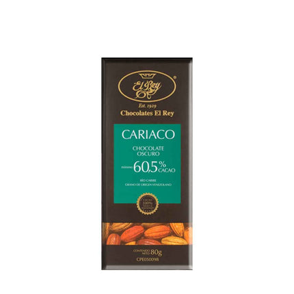 Chocolate El Rey Cariaco 60,5% Cacao