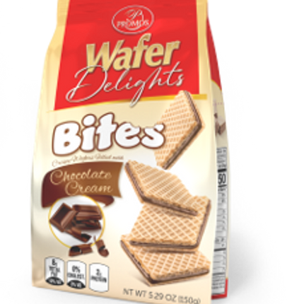 Promos Wafer delights bites chocolate cream 5.29Oz