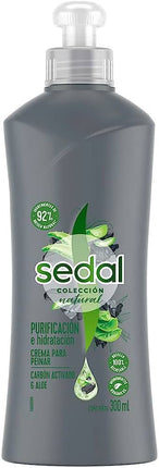 Sedal Crema de Peinar Carbon Activado Y Aloe 300 ml